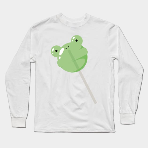 Frog lollipop Long Sleeve T-Shirt by Nikamii